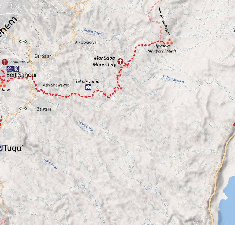 Bethlehem Regional Map